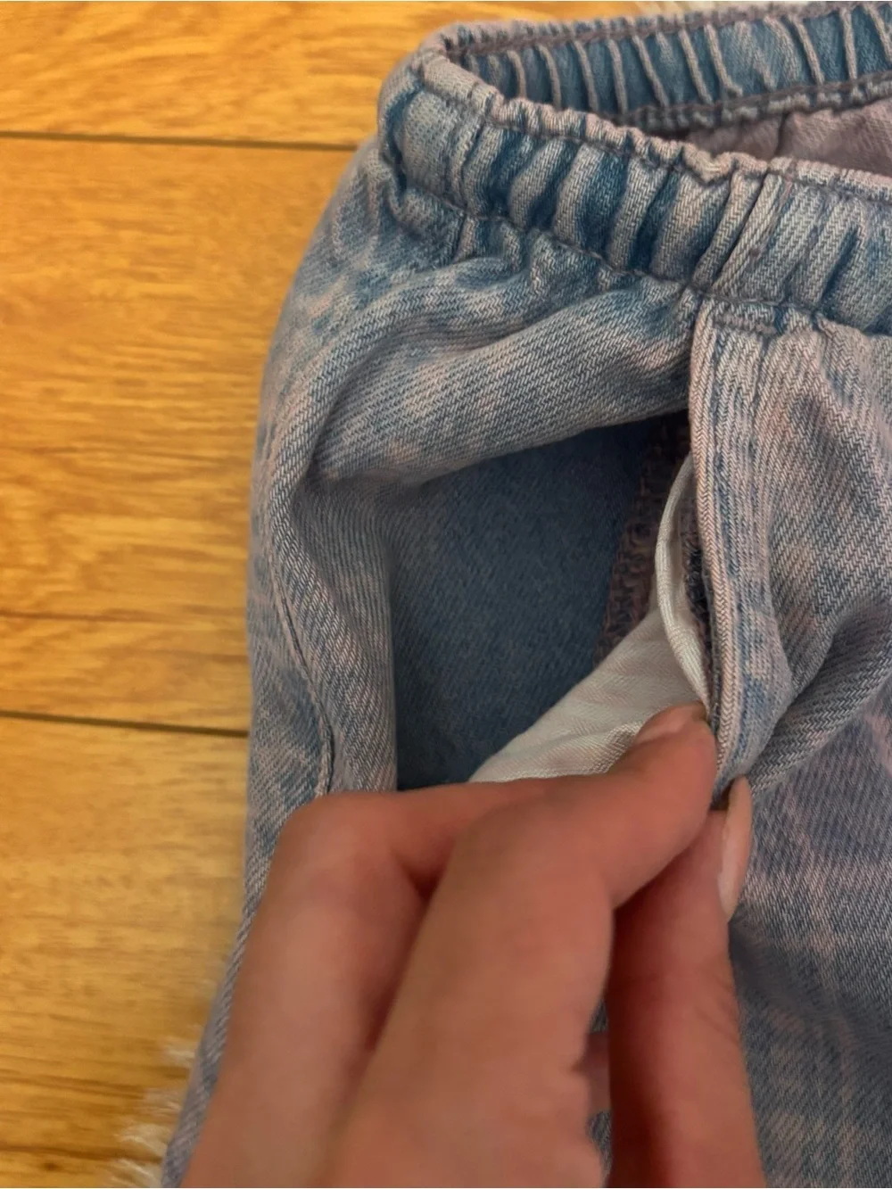 Gap Kids Pink Low Waisted Easy Baggy Jeans